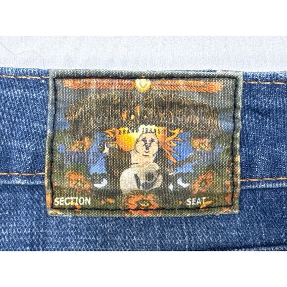 True Religion Women's Low Rise Bootcut Blue Denim Jeans - Size 31 (33x31) - Picture 4 of 7